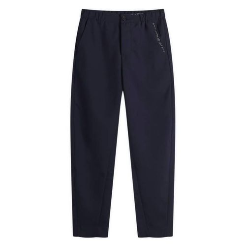 Straight-Leg Tropical Wool Trousers