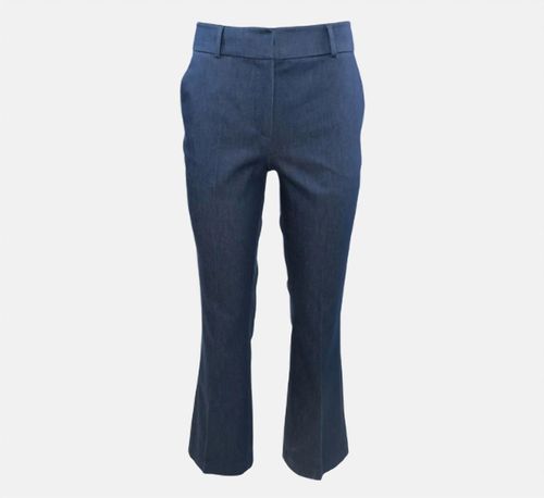 Women's Demeter Ankle Denim Trouser In Blue