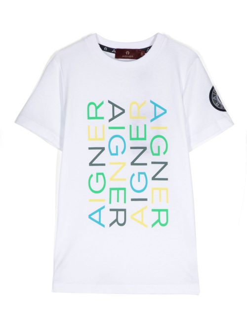 Logo-printed T-shirt - White