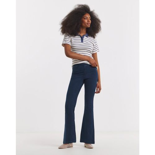 Simply Be Flared Pull On Jeggings - Blue