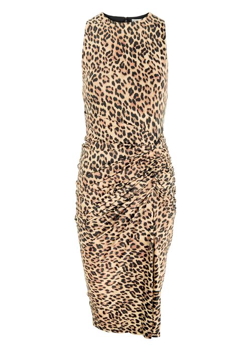 Mardell Leopard-print Stretch-jersey Midi Dress - 6 (UK10 / S)