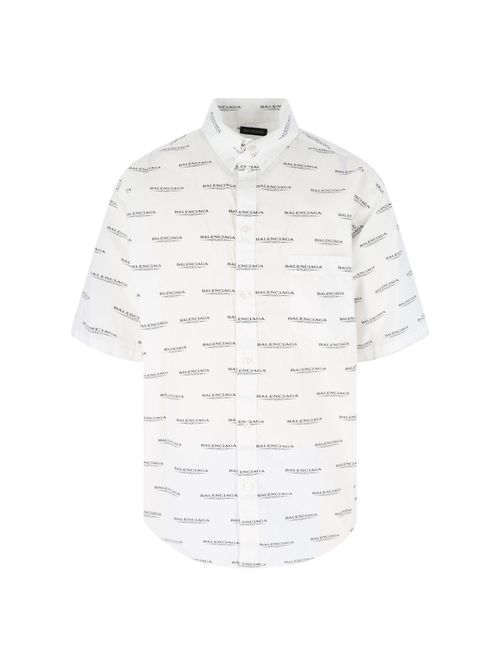 Balenciaga 'Allover' Logo Shirt