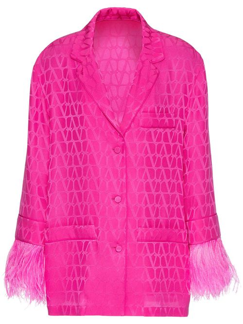 Toile Iconographe silk shirt - Pink