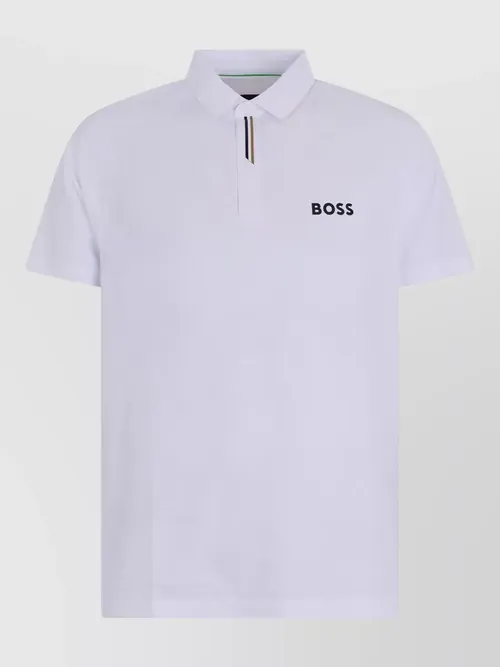 Boss - cotton polo shirt short sleeves casua