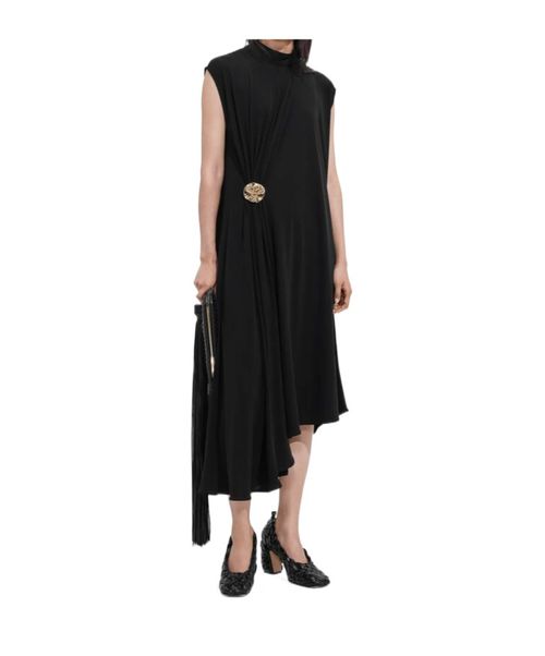 Crepe Viscose Jersey Dress