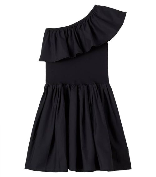 Chloey ruffled cotton-blend dress