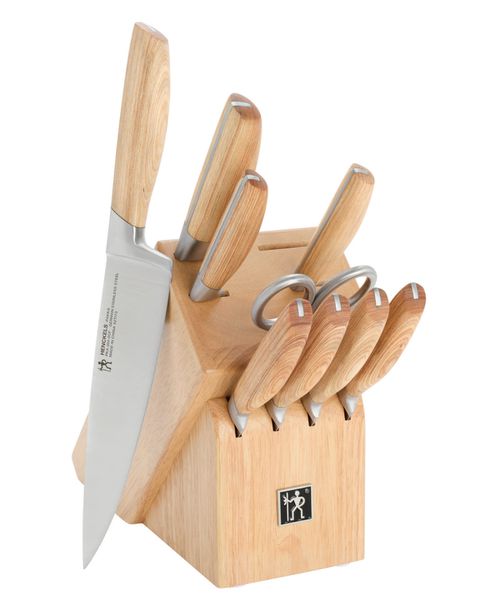 Pakka 10-Pc. Stainless Steel Knife Block Set - Natural
