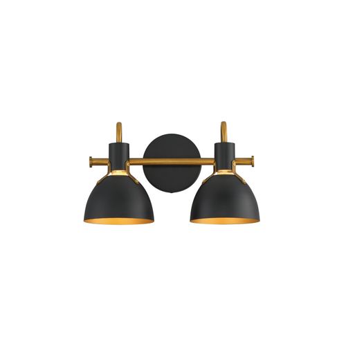 Black Antique Brass Wall Sconce from the Dusk Collection