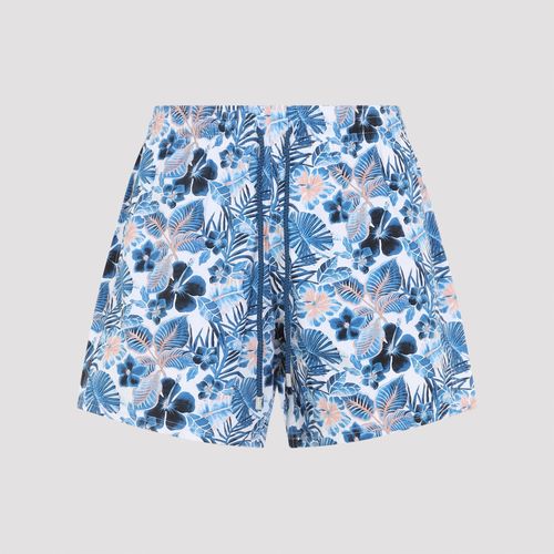 Men's Mini Swim Shorts with Floral Design