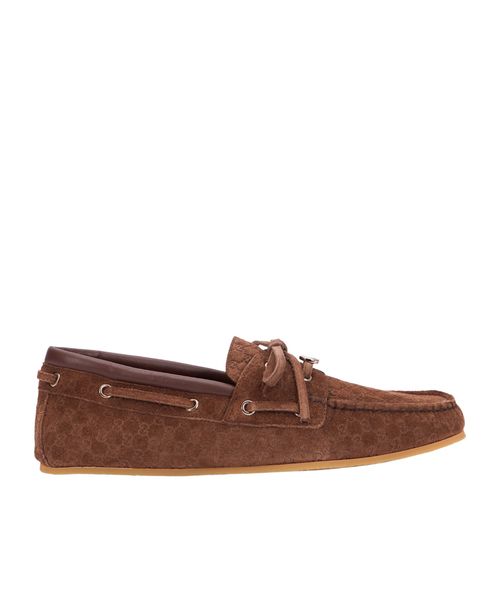 Allover GG Logo Slip-On Loafers