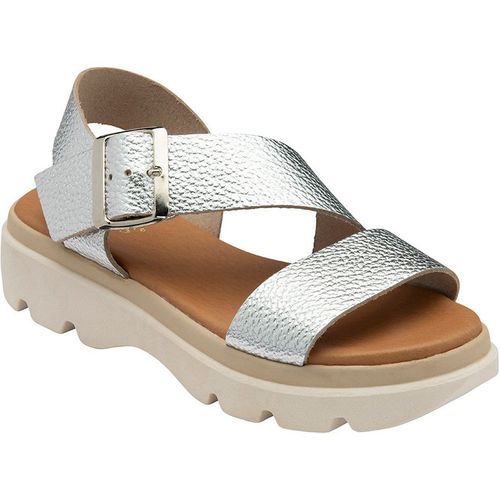Silver Leather 'Luana' Sandals