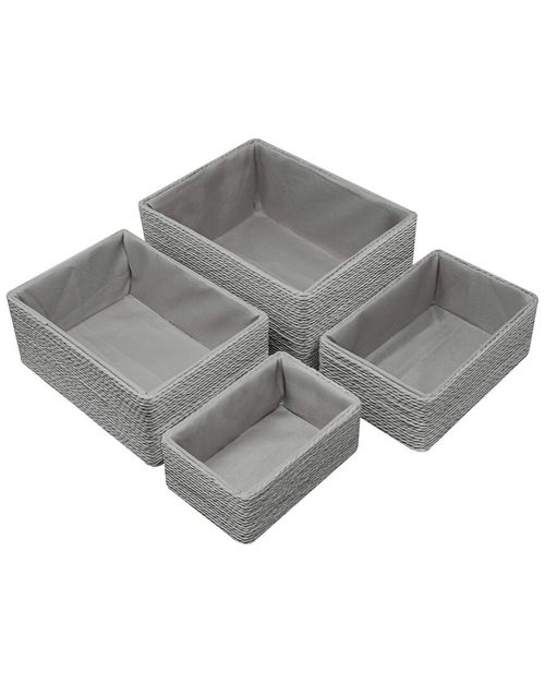 Stackable Woven Baskets (Set Of 4)