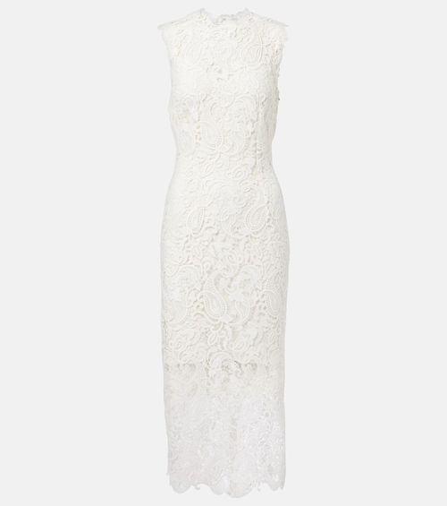 Lace midi dress