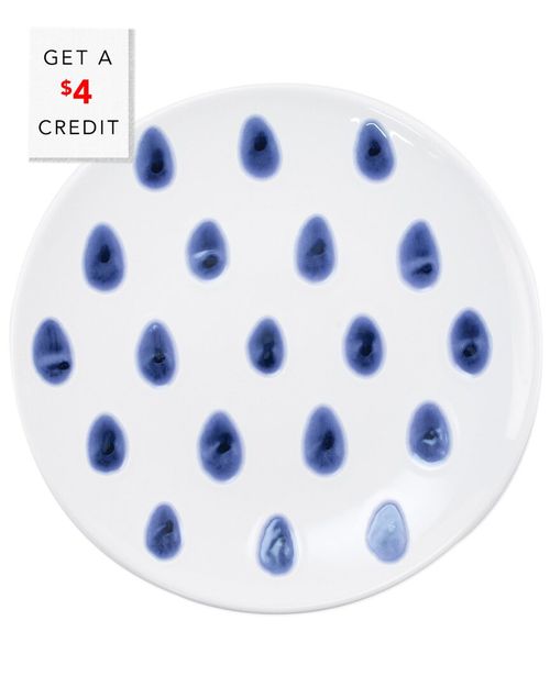 Viva By Santorini Dot Salad Plate With $4 Credit