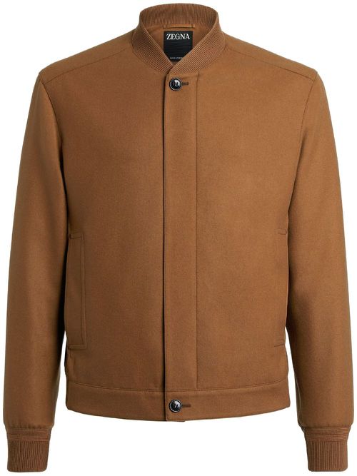 Oasi cashmere bomber jacket - Brown