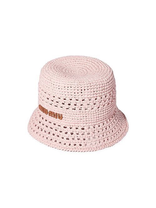 Women's Woven Fabric Hat - Pink
