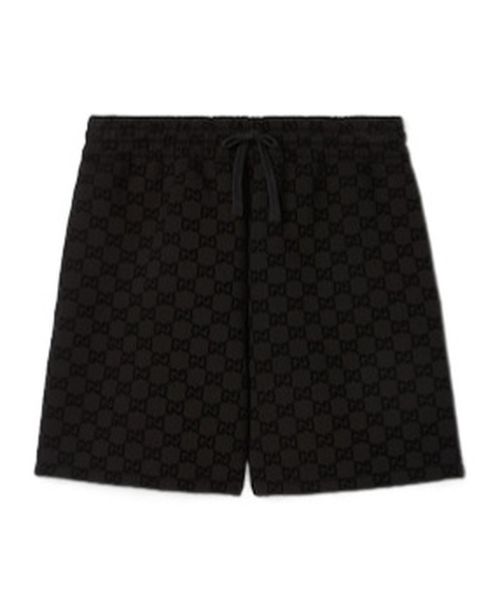 Printed jersey basketball shorts