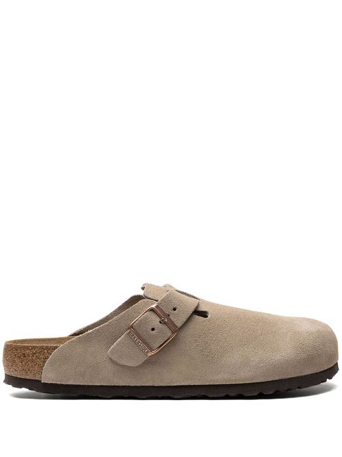 Boston suede clogs - Grey