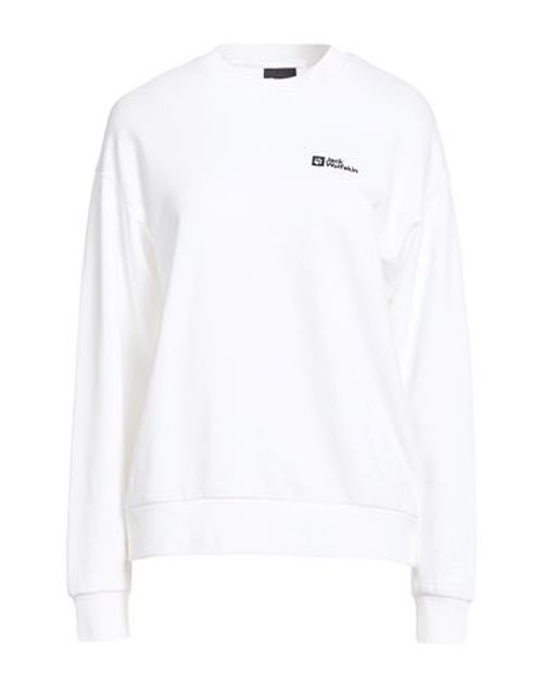 Woman Sweatshirt White Size S Organic cotton