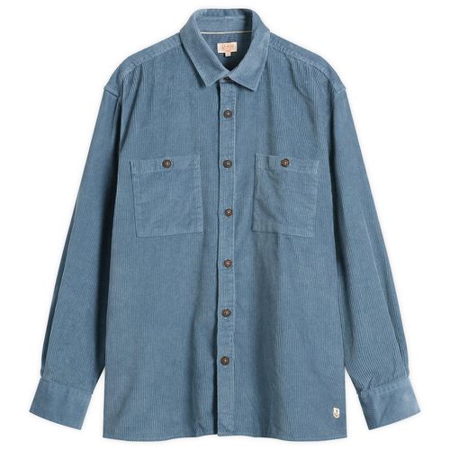 Men's Corduroy Overshirt in Bluefin