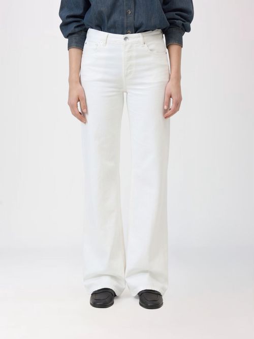 Jeans Woman color Ecru