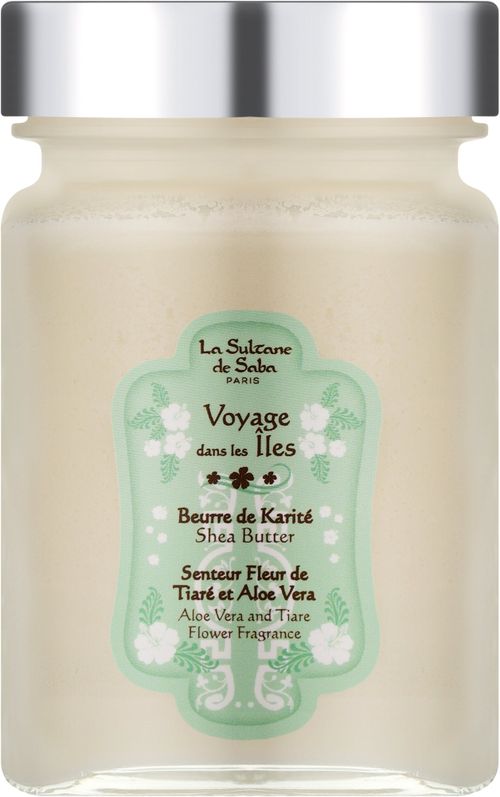 Burro per il corpo con aloe vera La Sultane De Saba Aloe Vera and Tiare Flowers Shea Butter