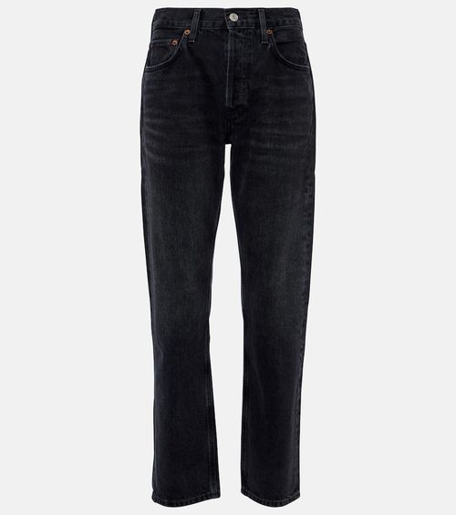 Parker Long mid-rise straight jeans