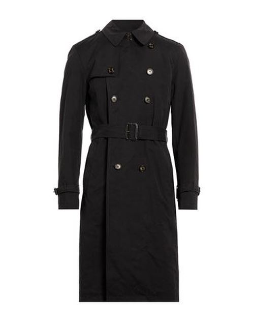 Man Overcoat & Trench Coat Charcoal Size 42 Cotton, Polyester, Polyamide