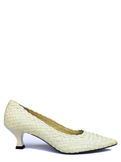 Off White Slip On Pumps