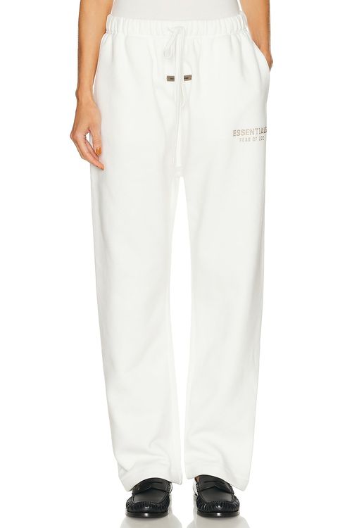 Fear of God ESSENTIALS Fleece Relaxed Sweatpant in Cloud White - White. L also in XS