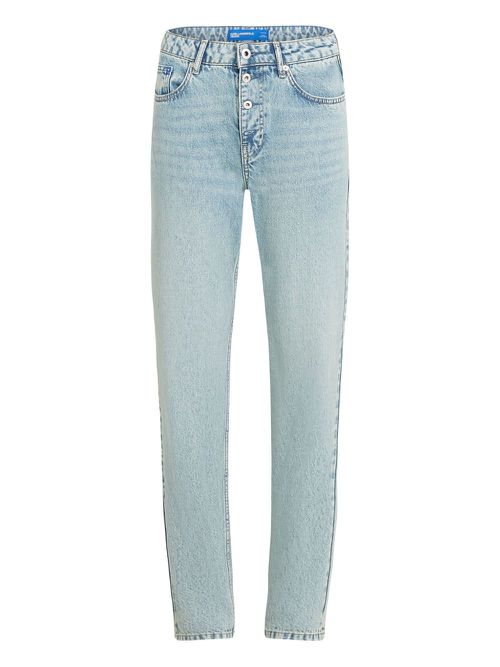 Karl Lagerfeld Jeans logo-patch jeans - Blue