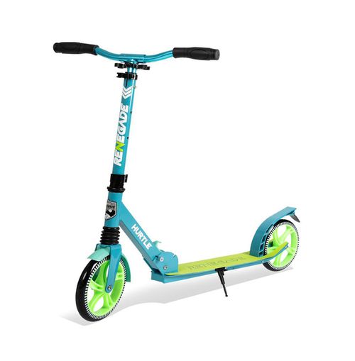 Renegade Kick Scooters for Kids Teenagers Adults- 2 Wheel Kids Scooter with Adjustable T-Bar Handlebar - Alloy Anti-Slip Deck - Portable Foldin