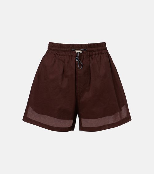 Cotton organza shorts