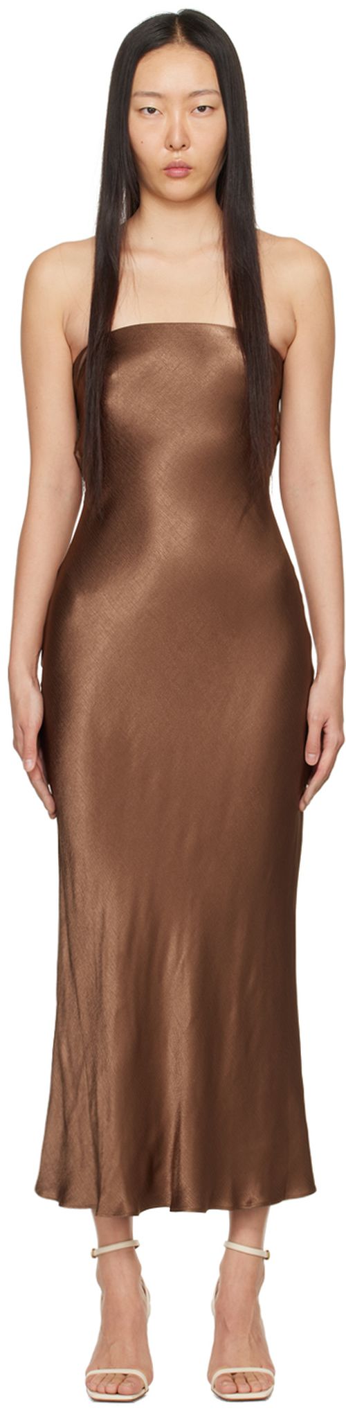 BEC + BRIDGE Brown Moon Dance Maxi Dress