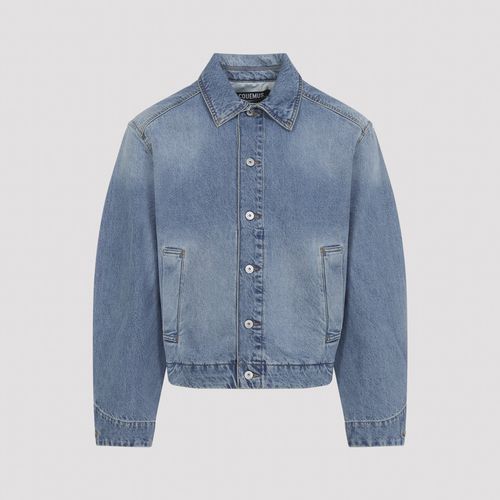 Denim Point-collar Jacket
