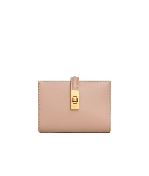 WALLET WITH COIN PURSE 16 IN SATINATED CALFSKIN