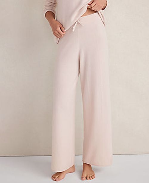 Ann Taylor Haven Well Within Featherweight Cashmere Wide Leg Pants