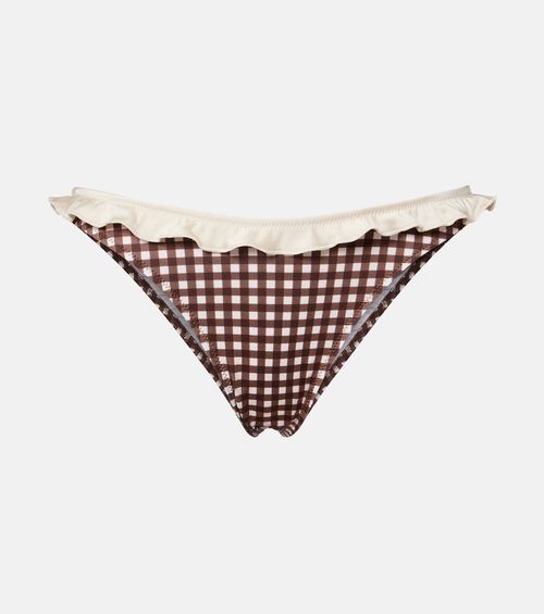 Angela gingham bikini bottoms