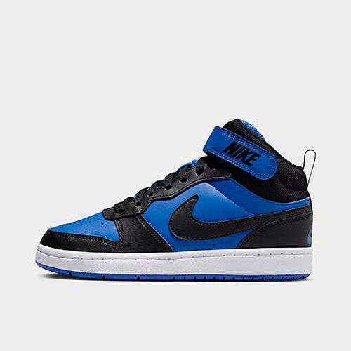 Big Kids Court Borough Mid 2 Casual Shoes in Game Royal/White/Black