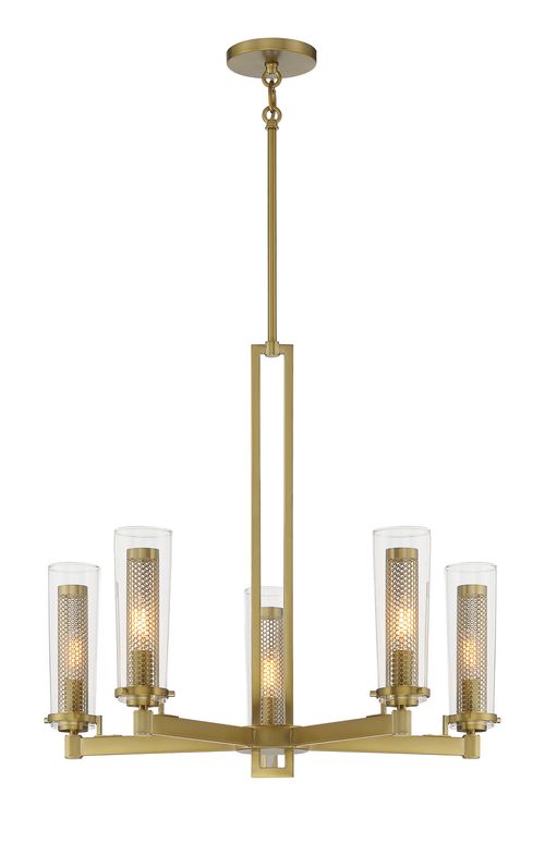 Soft Brass Chandelier from the Emmerham Collection