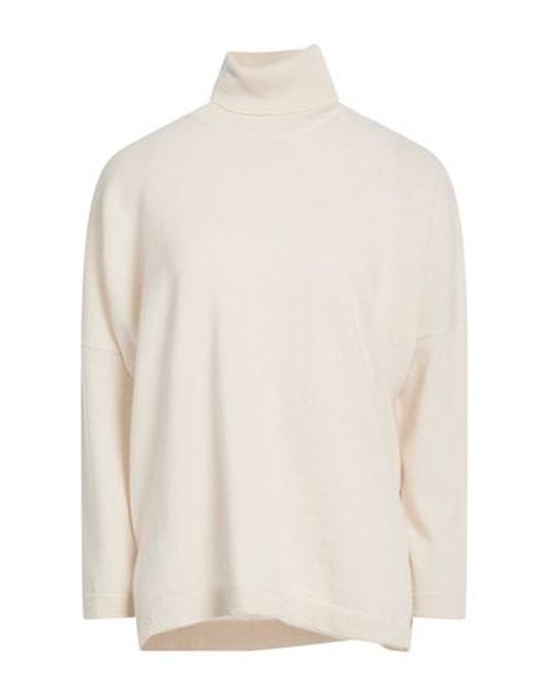 Woman Turtleneck Ivory Size 0 Wool, Cashmere