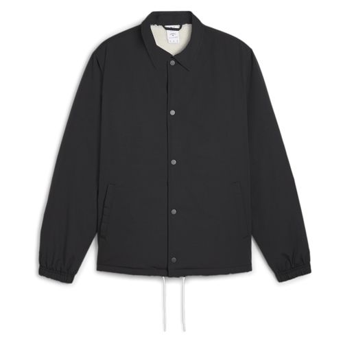 X NOAH Graphic Embroidered Button Up Jacket