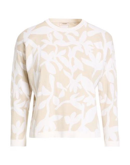 Woman Sweater Beige Size S Cotton, Cashmere, Metal