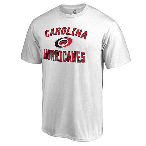 Men's White Carolina Hurricanes Victory Arch T-Shirt - 3XL