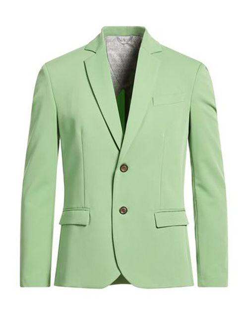 Man Blazer Green Size M Polyester, Viscose, Elastane