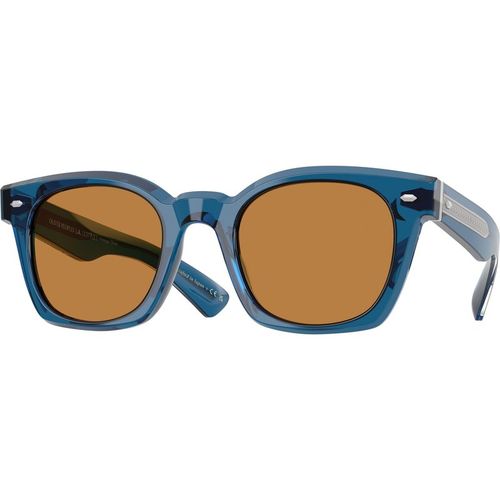 Oliver Peoples Unisex Oliver Peoples OV5498SU MERCEAUX 179353 Sunglasses Acetate Blue Orange Squared Norma