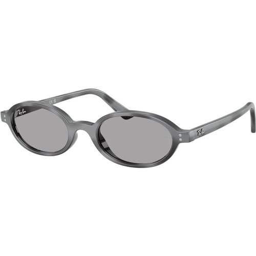 Ray - Ban Unisex Ray - Ban RB4472 685480 Sunglasses Injected Grey Blue Round Norma