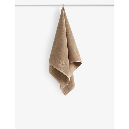Brown Brown Cotton Mono Hand Towel One Size