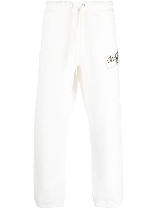 Logo-patch track pants - White