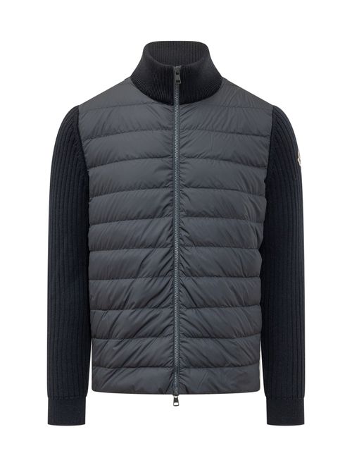 Cozy Knit Cardigan with Padded Details